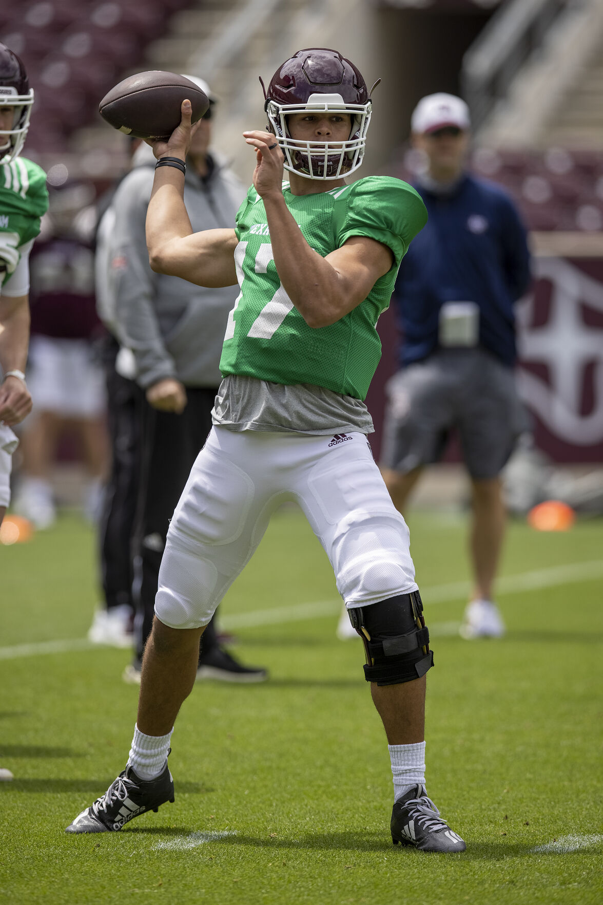 Spring football practice